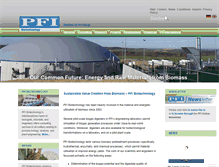 Tablet Screenshot of pfi-biotechnology.de